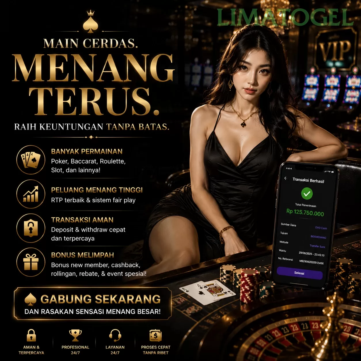 Login limatogel Sekarang Bonus Melimpah